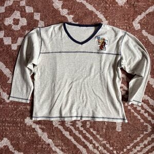 Vintage Disney tigger waffle knit long sleeve